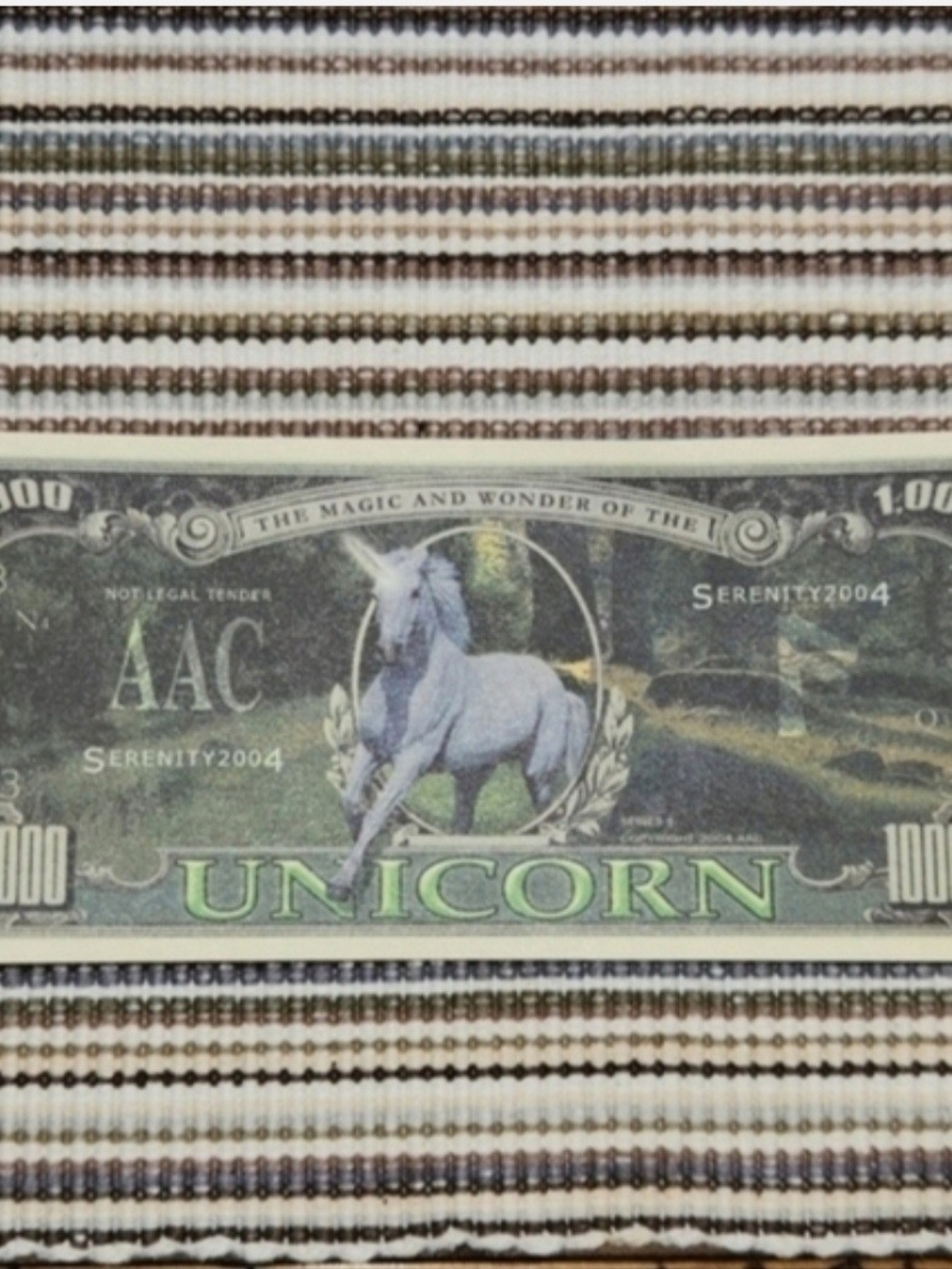 Unicorn Graphic Novelty Bill